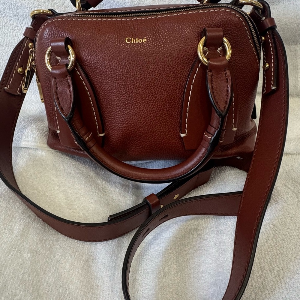 Brown Leather Handbag - Picture 10 of 11